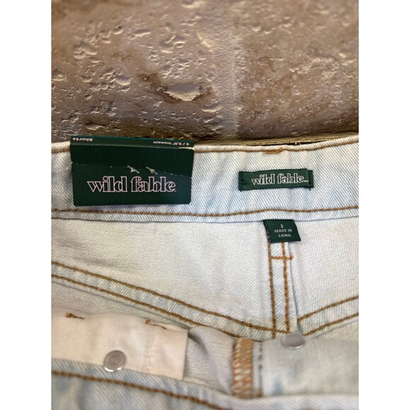 Wild Fable Super High Rise Cutoff Jean Shorts Size 2 NWT - Picture 2 of 8